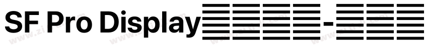SF Pro Display苹果官方字体转换